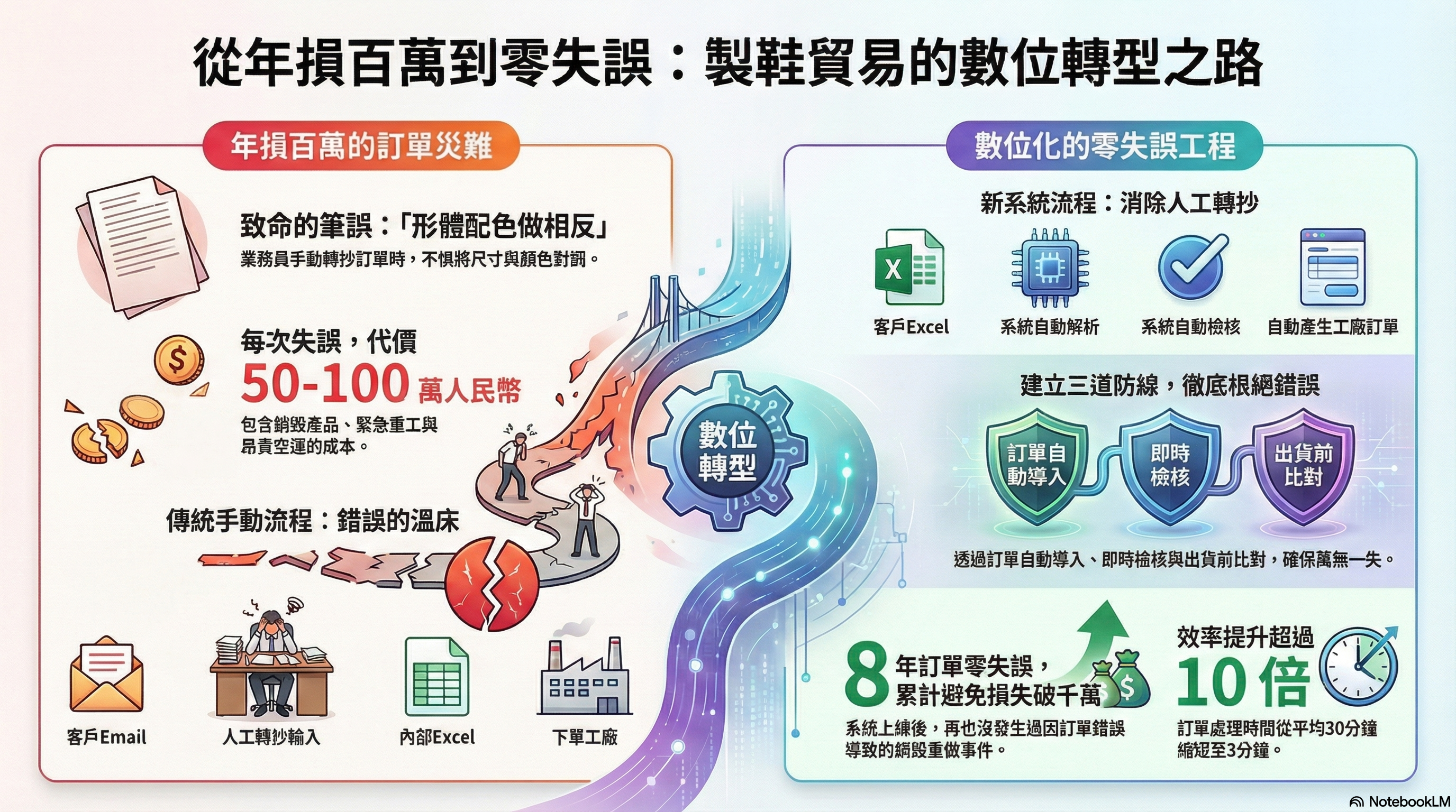 製鞋成衣產業零失誤數位轉型系統